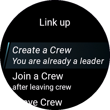 Link up menu